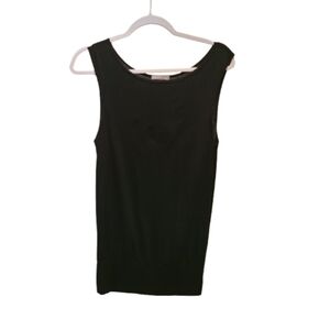 James Perse Women's Tank Top Black Size Large/3 WTJ3190